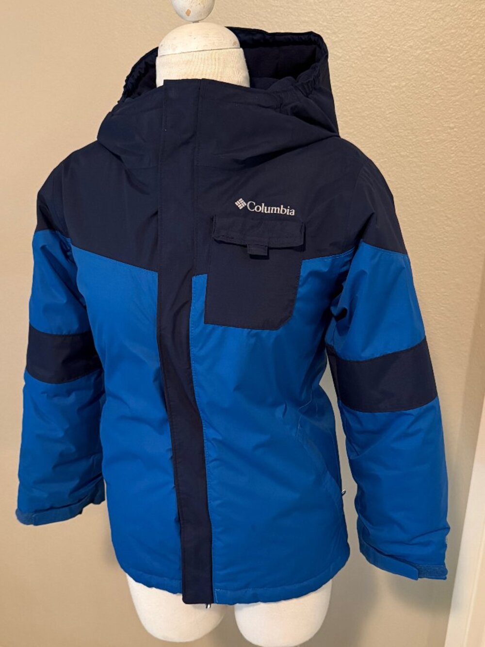 Columbia Mighty Mogul Blue Insulated Jacket Kids M